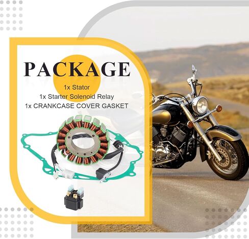 حشية الجزء الثابت والمرحل متوافقة مع Yamaha V-Star 1100 XVS11 XVS1100 Classic Custom Silverado 1999-2009 5EL-81410-01-00 5EL-15451-00-00 4DN-81940-12-00 in Kuwait