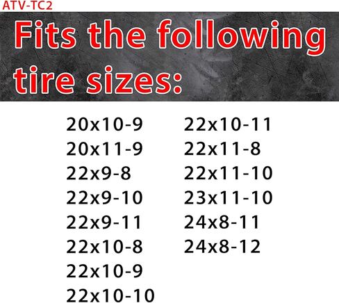 Raider ATV-TC4 56" Length x 16" Width ATV Tire Chain - (Pair) in Saudi Arabia