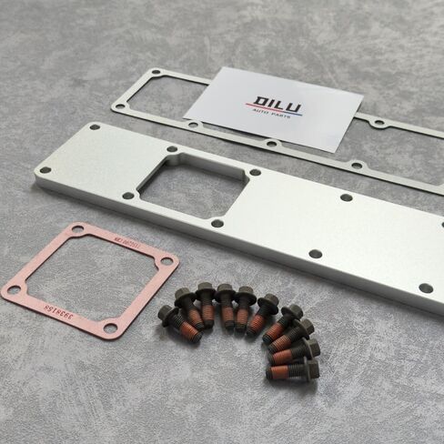 Billet intake manifold plenum plate for 12v 24v Dodge Cummins in Saudi Arabia