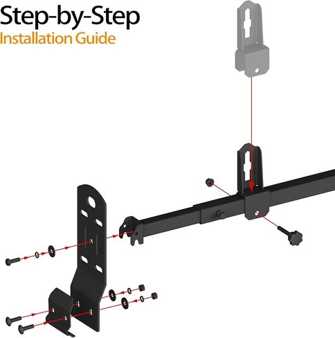 قضيب سلم متقاطع مناسب 2003-2022 Chevy Express|2003-2022 GMC Savana|1999-2014 ملحقات Econoline Utility Van لأنابيب قوارب الكاياك الخشبية وحامل البضائع بسعة 600 رطل مع سدادة 2 بار in Kuwait
