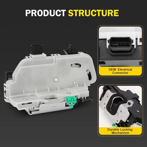 9L3Z-5421812-A مشغل مزلاج قفل الباب الأمامي الأيمن للراكب الطاقة متوافق مع 2009-2014 F-150،2013-2019 Taurus، 2010-2014 Lincoln Mark LT،2011-2019 Explorer in Kuwait