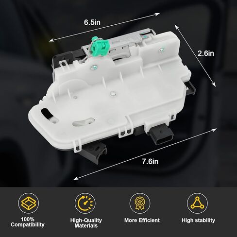 9L3Z-5421812-A مشغل مزلاج قفل الباب الأمامي الأيمن للراكب الطاقة متوافق مع 2009-2014 F-150،2013-2019 Taurus، 2010-2014 Lincoln Mark LT،2011-2019 Explorer in Kuwait