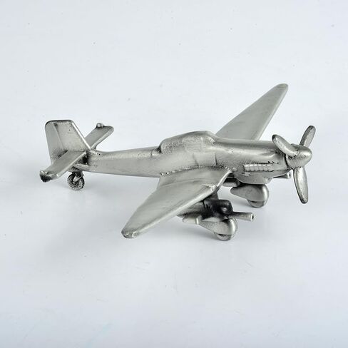 Junkers Ju 87 Stuka Metal Dive Bomber Model German WWII Military Diecast Ground Attack Aircraft Model Prebuilt Kits with Display Stand for Collection or Gift in Saudi Arabia