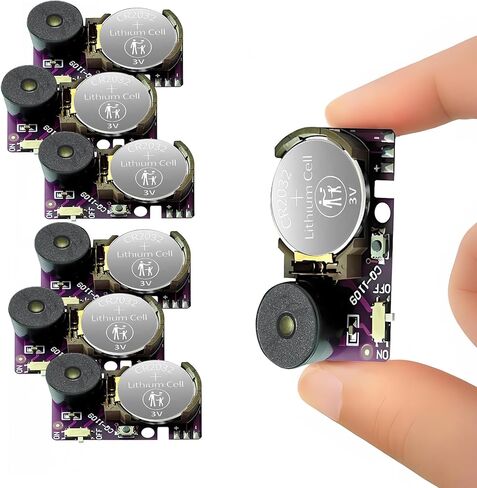 Cricket Noise Maker Prank (6PCS) - Stealth Hidden Beeping Gag Kit with Long-Lasting Battery, Multi-Sound Prank Devices for Office Pranks, Home, Car & April Fools Day Gifts for Adults in Saudi Arabia