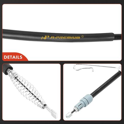 A-Premium Rear Passenger Side Parking Brake Cable Assembly Compatible with Ford Models: F-350 Super Duty 2005 2006 2007 in Saudi Arabia
