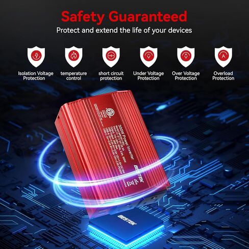 BESTEK 300W Power Inverter DC 12V to 110V AC Car Inverter with 4.2A Dual USB Car Adapter in Saudi Arabia
