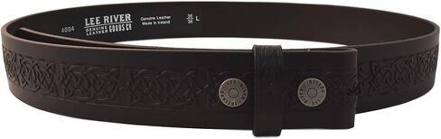 Men's Brown Celtic Leather Belt Setanta BR - Large (36-38in or 91-97cm), (Buckle not Included) in Saudi Arabia