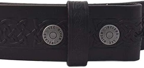 Men's Brown Celtic Leather Belt Setanta BR - Large (36-38in or 91-97cm), (Buckle not Included) in Saudi Arabia