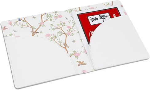Mahjong Card Sleeve, 11.25 x 7 Inches Large Folio Holder for Mahjong Scorecard Cards Protective Cover Mahjongg Accessories (Blue) in Saudi Arabia