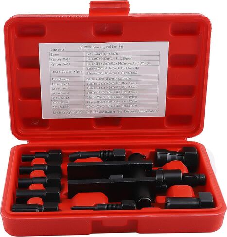 maXpeedingrods Wheel Bearing Removal Installer Tool for Harley Davidson 2000+, VT102 Motorcycle Wheel Bearing Puller Tool Kit for 0.75" 1" 25mm Bearings,11 Pcs in Kuwait