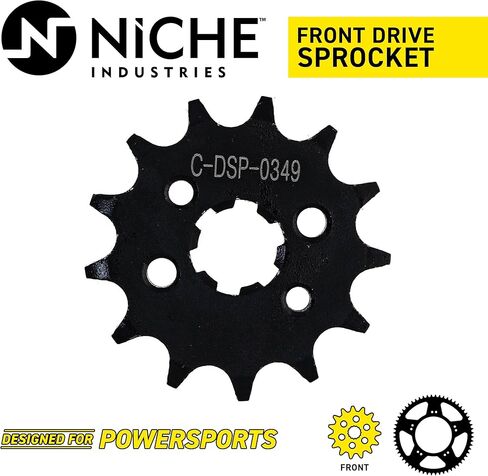 NICHE 428 Pitch 13 Tooth Front Drive Sprocket for Honda CRF125F SporTrax TRX90 23801-HF7-000 in Saudi Arabia