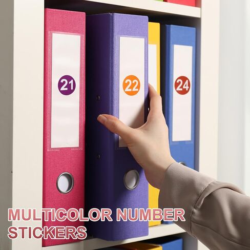 PATIKIL Number 2 Circle Stickers,1 Inch Round Color Coded Self-Adhesive Number Label 500 Labels/Roll for Home Organization Office Management, Green with White Text in Saudi Arabia
