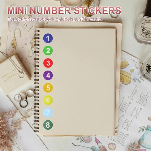 PATIKIL Number 2 Circle Stickers,1 Inch Round Color Coded Self-Adhesive Number Label 500 Labels/Roll for Home Organization Office Management, Green with White Text in Saudi Arabia