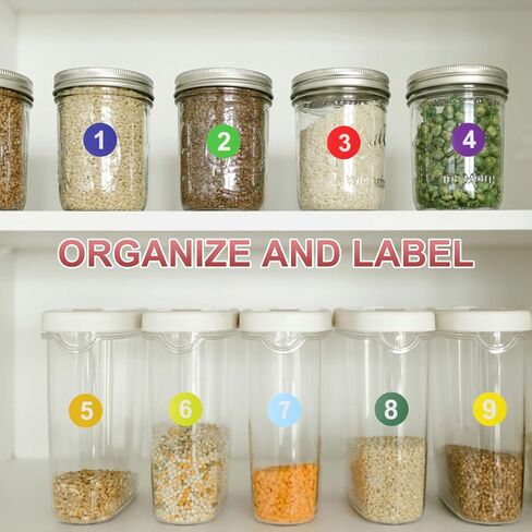 PATIKIL Number 2 Circle Stickers,1 Inch Round Color Coded Self-Adhesive Number Label 500 Labels/Roll for Home Organization Office Management, Green with White Text in Saudi Arabia