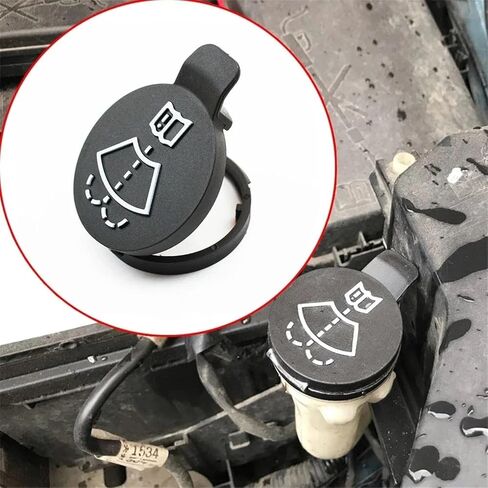 Water Tank Cover Compatible With GMC For Terrain For Yukon For 2015 2016 2017 Car Windshield Wiper Washer Fluid Reservoir Tank Bottle Cap Cover 12767700 30566588 in Saudi Arabia
