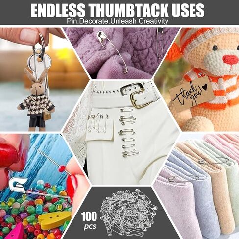 300 PCS Small Safety Pins Assorted Sizes,Clothes Pins,Safety with Storage Box,for Sewing and Clothes in Saudi Arabia
