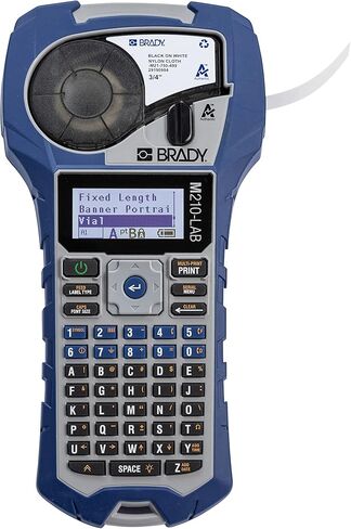 Brady M210 Portable Label Printer Bundle with B595 All-Weather Vinyl Label Roll | Create Labels for Indoor & Outdoor Use in Kuwait