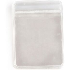 Hibana: Storage Pouches - Large - 3.5 x 5-40ct - Anti-Tarnish Clear Ziplock Pouches, Fits Rings/Earrings/Necklaces, Crystal Clear PVC Material in Saudi Arabia