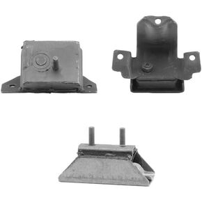 طقم حامل المحرك وناقل الحركة - 3 قطع - متوافق مع 1994 - 1996 Ford F-150 4WD, 2WD 4.9L 6-Cylinder in Kuwait