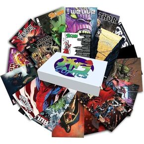 Marvel Comics & DC Comic Books Collection 25 Pack Even Split no dupes - Comic Book Gift Box for Kids, Teens and Adults - Great Mix of Comic Book Collection in Saudi Arabia