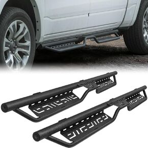 JOYTUTUS Running Boards for 2019-2026 Ram 1500 Crew Cab New Body Style (Excl Ram 1500 Classic), Two Stairs Anti-Slip Side Steps No-Drill Bolt-on Nerf Bar, 500LB Capacity in Saudi Arabia