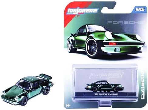 Jada Majorette Collection – 1975 Porsche 930 SPDER 1:64 Die-Cast Model Car with Rubber Tires & Display Case, for Collectors & Adults in Saudi Arabia