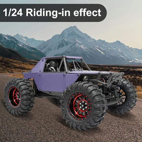 1.3" Beadlock Wheel Tires Aluminum 1.3 Beadlock Wheels and Tires Upgraded 1.45-inch Wheel for 1/24 SCX24 1/18 TRX4M RC Crawler Car Upgrade (4PCS, Red) in Saudi Arabia