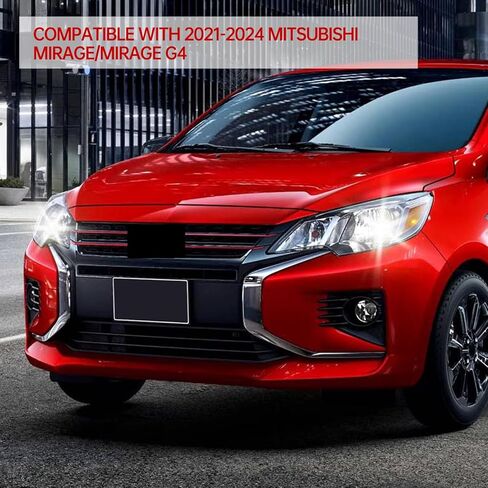 JX RACING Fog Light Cover Trim Compatible with 2021-2024 Mitsubishi Mirage/Mirage G4 Fog Light Bezel Front Fog Lamp Cover Left Driver Textured Black MI1039128 6400J656 MI1038128 6400J655 (Left) in Kuwait