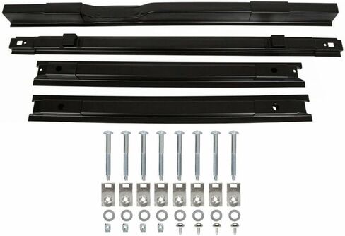 Truck Bed Crossmember Floor Support for Ford for F250 SuperDuty 1999-2018 for F350 SuperDuty 1999-2018 for F450 SuperDuty 2008-2016 Super Duty (Steel,Black) in Saudi Arabia