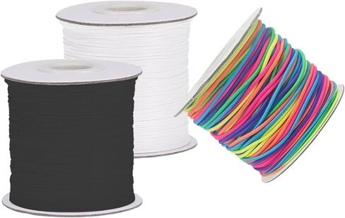 Elastic Craft String Stretchable Jewelry Making Cord Durable DIY Beading Line for Bracelets Handcrafts and Art Projects in Saudi Arabia