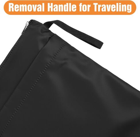 Book Sleeves with Zipper Waterproof Book Protector Pouch Nylon Front Pocket Cover Case for Paperbacks Hardcover Books for Women Teacher Librarian Bookworm Bookish Books Club Gifts in Saudi Arabia