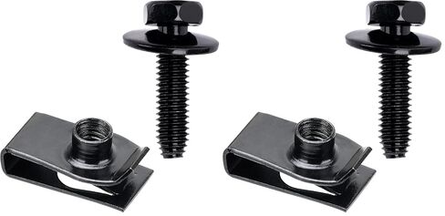 OAUTOO 10Sets M6-1.0 Bolts & U-Nuts in Saudi Arabia