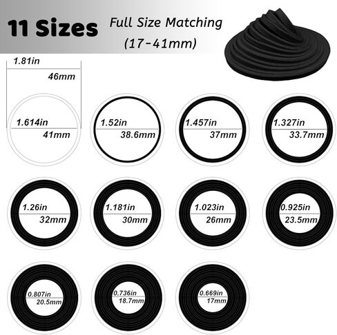 WAEKIYTL 46mm Coin Capsules with 11 Sizes Foam Gasket and Plastic Storage Organizer Box, Coin Storage Case with Lock Coin Collection Supplies for Dime,Cent,Nickel,Quarter,Silver Dollar,Half Dollar in Kuwait