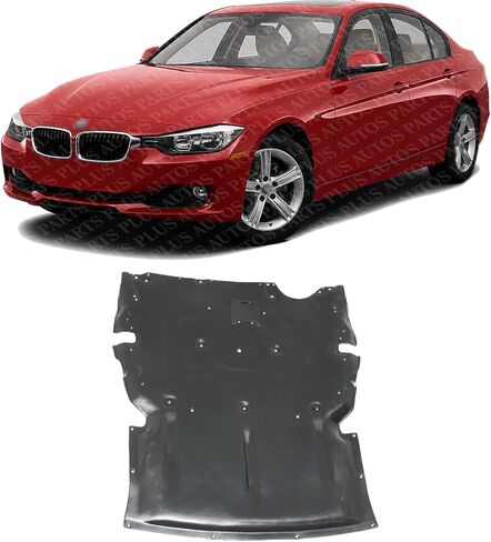 درع سبلاش للمحرك الأمامي تحت غطاء بلاستيكي بديل مباشر متوافق مع 2012-2018 BMW 3-Series / 2014-2017 4-Series BM1228172 51757241814 in Saudi Arabia