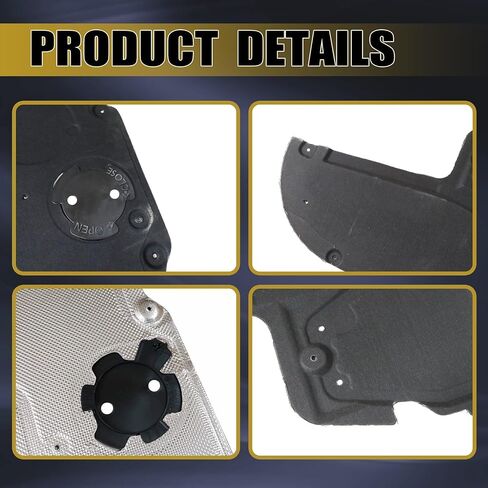 GXARTS Black Engine Splash Shield 51757207147 متوافق مع BMW 528 535i 2011-2016 Engine Splash Shield Center Under Cover BM1228161 in Saudi Arabia