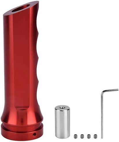 Car Handbrake Cover, Universal Auto Aluminium Alloy HandBrake Cover Handle Protector Hand Brake Sleeve (Red) in Kuwait