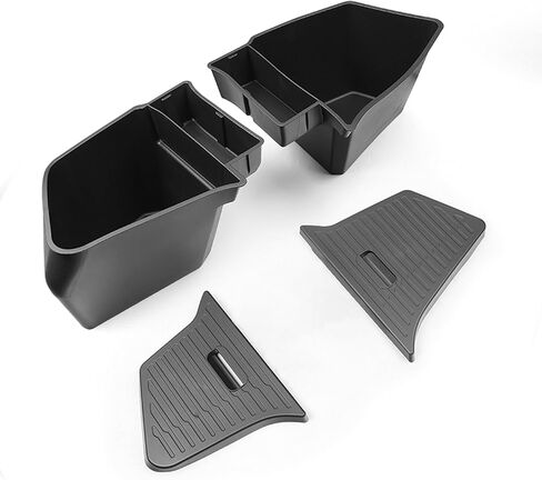 2 قطعة لـ 2025 2026 Tesla Model Y Juniper Trunk Organizer صندوق تخزين صناديق مع غطاء TPE مقاوم للماء صندوق تخزين صندوق تخزين لنموذج Y Juniper الملحقات الداخلية in Saudi Arabia