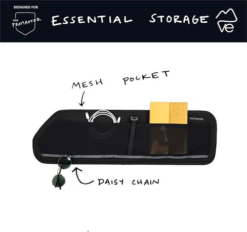 لوحات التخزين العلوية للباب الخلفي VanEssential (زوج) مصممة لسقف Ram Promaster العالي (من عام 2014 إلى الطراز الحالي) in Kuwait