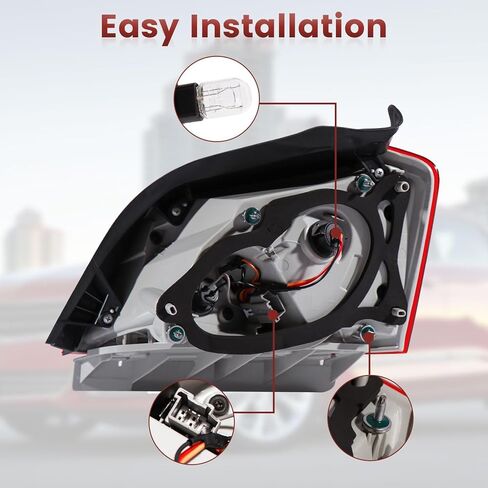 Tail Lights Outer Assembly Compatible with 2014-2020 Chevy Impala,Left Driver Side Rear Light Taillights Replacement # GM2804116 in Saudi Arabia