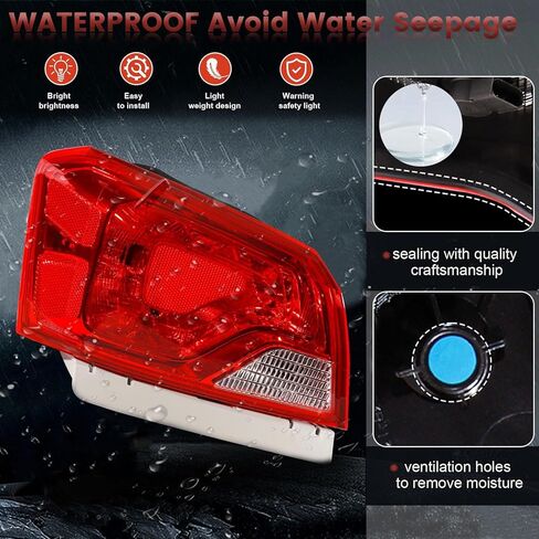 Tail Lights Outer Assembly Compatible with 2014-2020 Chevy Impala,Left Driver Side Rear Light Taillights Replacement # GM2804116 in Saudi Arabia
