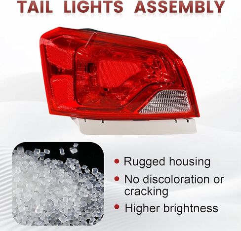 Tail Lights Outer Assembly Compatible with 2014-2020 Chevy Impala,Left Driver Side Rear Light Taillights Replacement # GM2804116 in Saudi Arabia