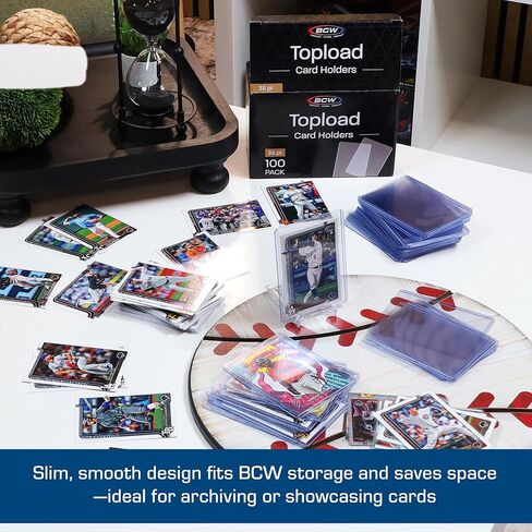 BCW 1-TLCH-100 3X4 Topload Card Holder - Standard in Saudi Arabia