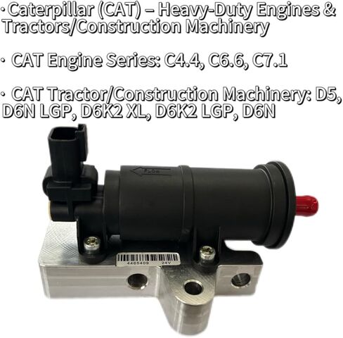 مضخة نقل الوقود 24 فولت 4465409 - تناسب CAT C4.4/C6.6/C7.1 والجرار D5/D6N/D6K2 in Kuwait