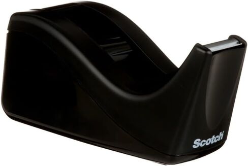 Scotch Desktop Tape Dispenser, Black Two-Tone, 1 Dispenser/Pack (C60-BK) in Kuwait
