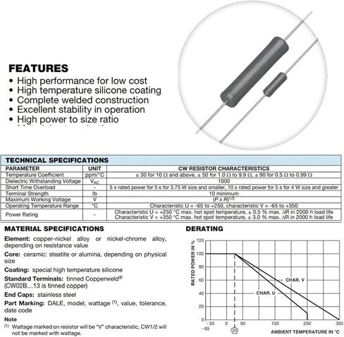 2Pcs Wire-wound Resistor 5R 6.5W 5% 5Ω Audio resistance CW-5 DIP Commercial Power Silicon Coated Axial Lead Coated Resistor(2pcs 5R 6.5W) in Saudi Arabia