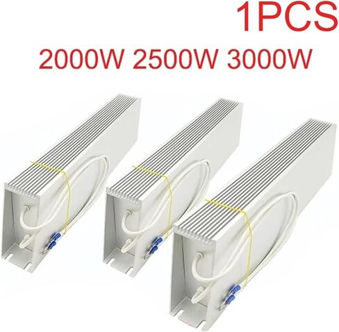 2000W 2500W 3000W Aluminum Shell Braking Resistor for Servo Frequency Converter Motor Inverter 10 20 30 40 50 75 100 150 300Ohm(2500W 50 Ohm) in Saudi Arabia