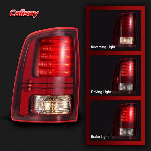 مصابيح خلفية LED متوافقة مع 2013-2018 Dodge Ram 1500 2500 3500 Laramie/Limited/Longhorn Black House المصابيح الخلفية مع المصابيح تحل محل OME 68093081AC 68093080AC 68093081AB 68093080AB (زوج) in Kuwait