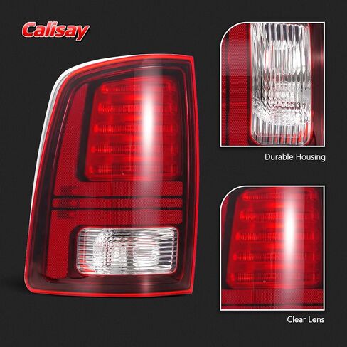 مصابيح خلفية LED متوافقة مع 2013-2018 Dodge Ram 1500 2500 3500 Laramie/Limited/Longhorn Black House المصابيح الخلفية مع المصابيح تحل محل OME 68093081AC 68093080AC 68093081AB 68093080AB (زوج) in Kuwait