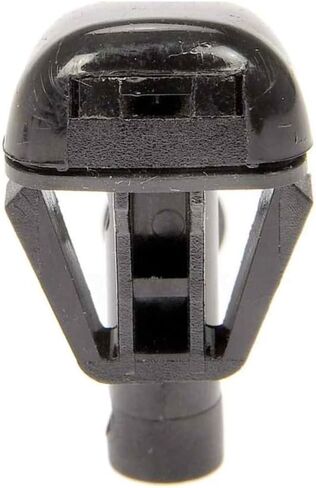 KarParts360 For Ford Taurus 2000-2007 Windshield Washer Nozzle | Plastic | Black | 0.25 Inches Hose Port Diameter | 0.3 Inches Mounting Hole Diameter | Replacement For YF1Z17603AA, YF1Z17603AAA in Saudi Arabia