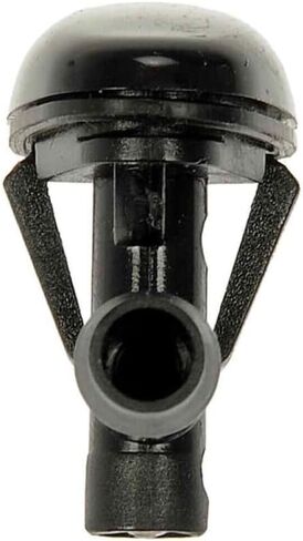 KarParts360 For Ford Taurus 2000-2007 Windshield Washer Nozzle | Plastic | Black | 0.25 Inches Hose Port Diameter | 0.3 Inches Mounting Hole Diameter | Replacement For YF1Z17603AA, YF1Z17603AAA in Saudi Arabia